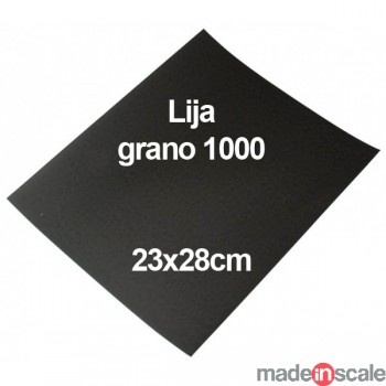 Papel de lija grano 1000