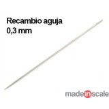 Aguja para aerógrafo 0,3mm